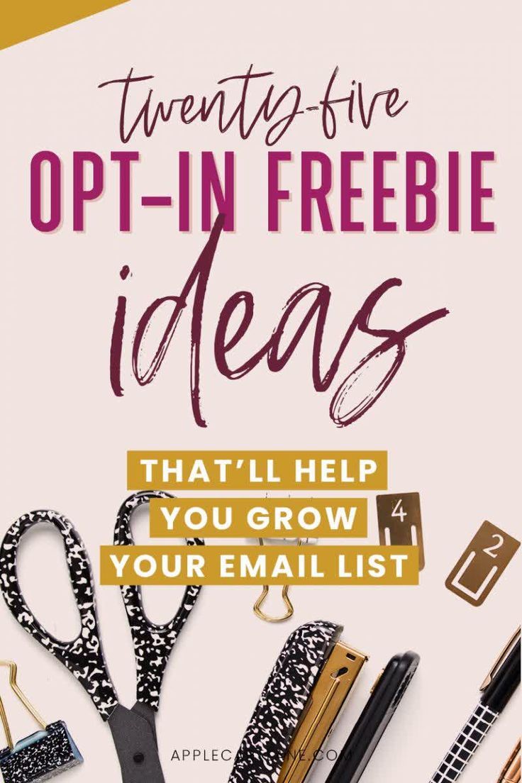 25 Creative Opt-in Freebie Ideas That’ll Help You Create Your Own – Applecart Lane