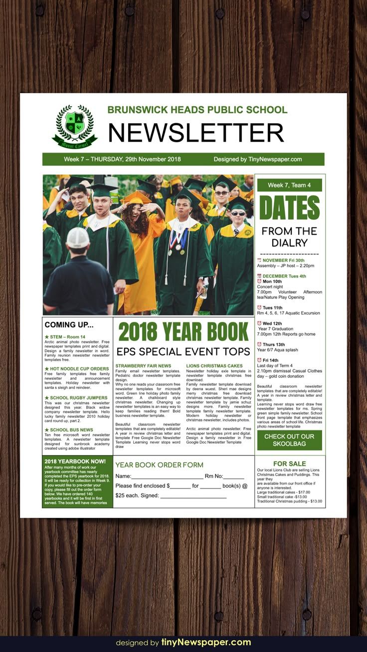Google Doc Newsletter Template
