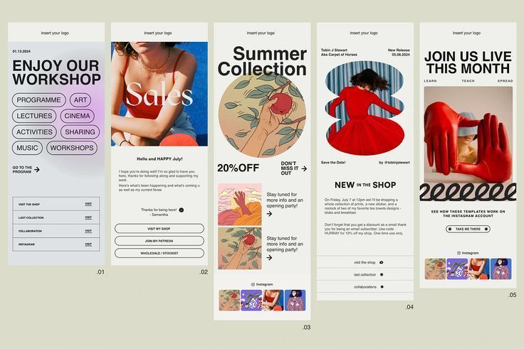 Creative Email & Newsletter Design Inspiration for Modern Marketers