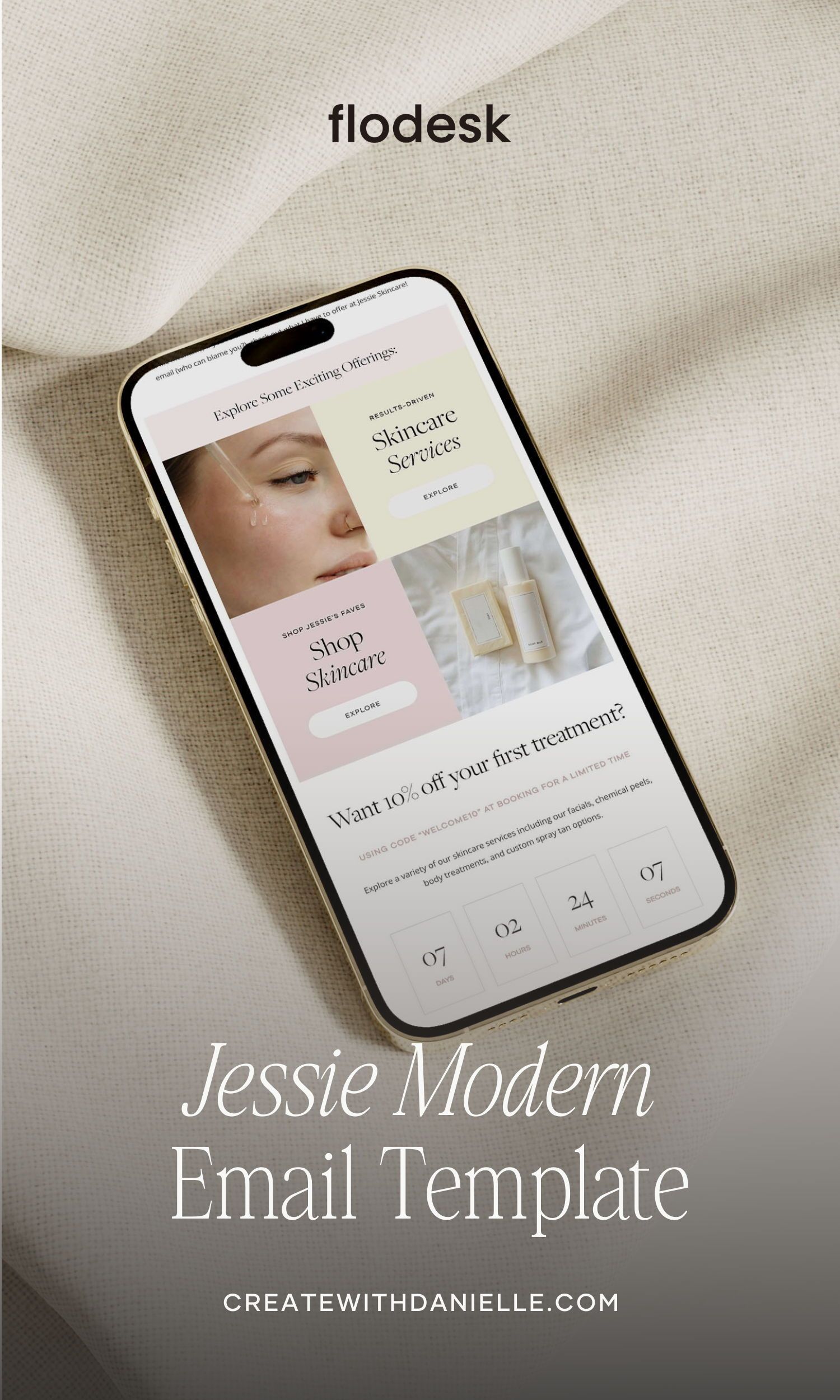 Modern Flodesk Welcome Email Template | Flodesk Newsletter