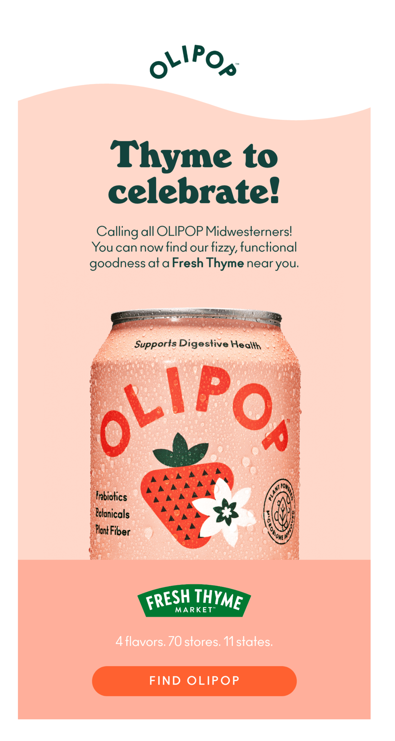 Idea for announcing retail launch in a smaller region (inspo for Whole Foods California launch)