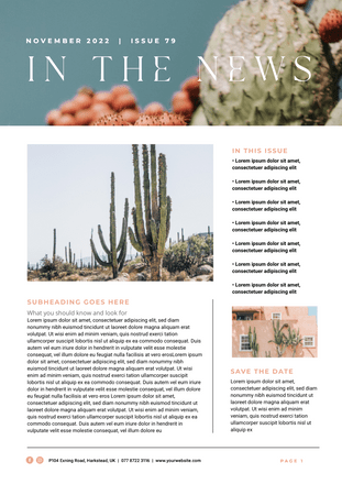 Newsletter Templates