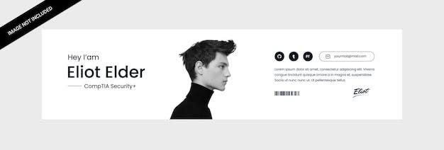 Minimalist linkedin banner | Premium Vector