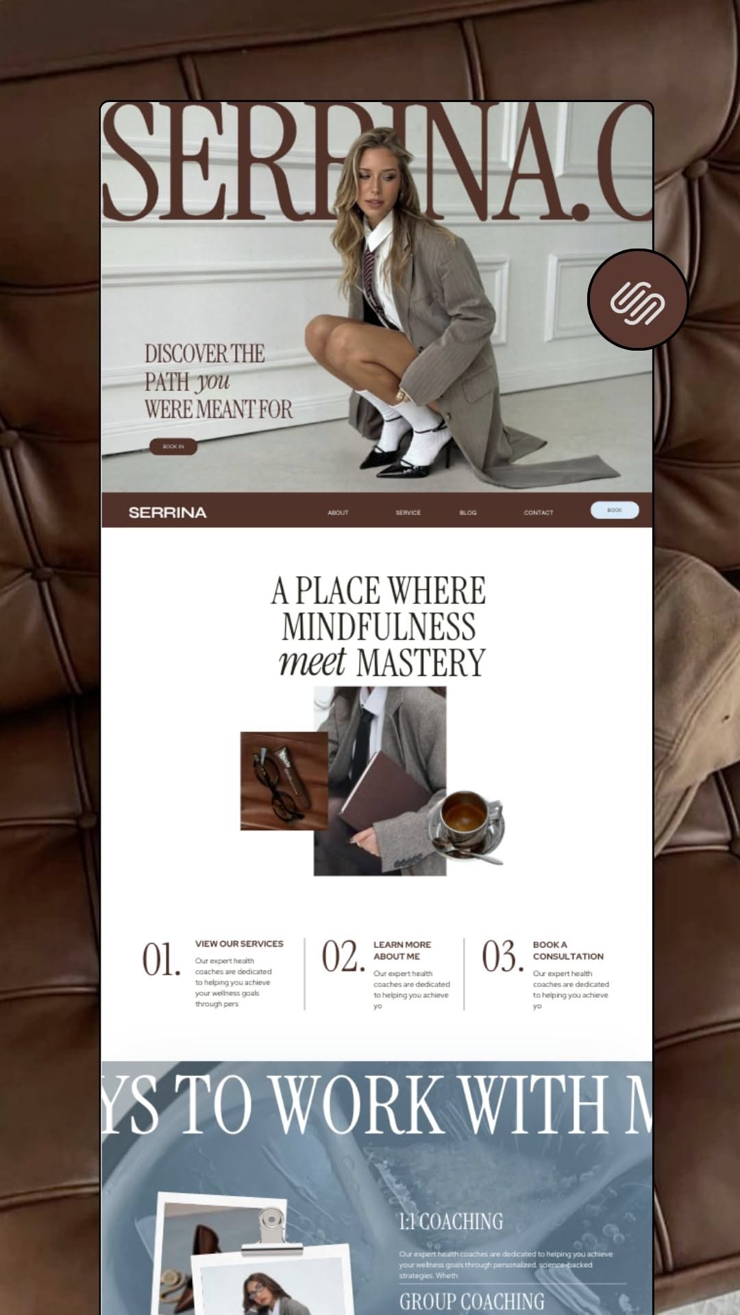 This “Academic Chic” Website Template Is Turning Coaches Into High-Ticket Brands