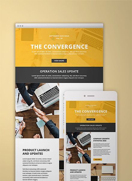 FREE Email Newsletter Templates & Examples – Edit Online & Download |