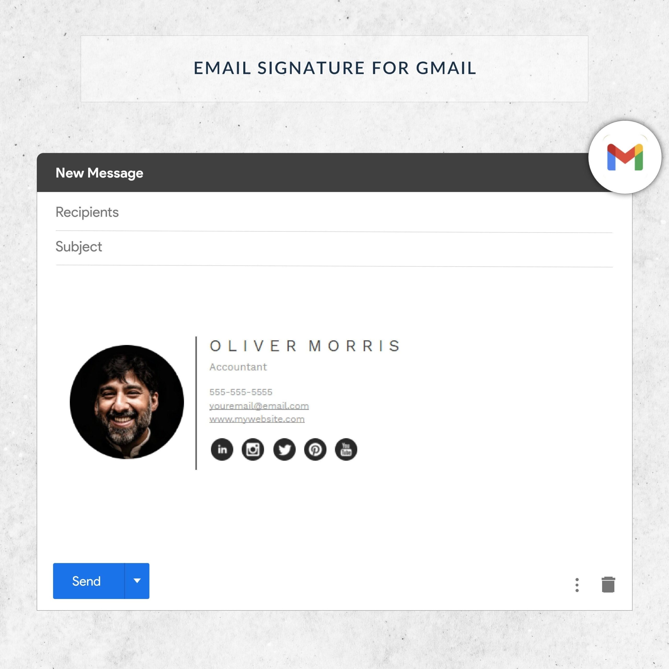 Email Header Design Templates for Professional Gmail Signatures