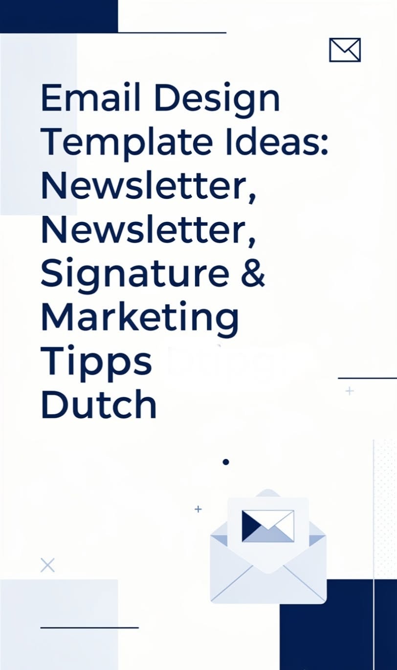 Email Design Template Ideas: Newsletter,Signature & Marketing Tipps Dutch