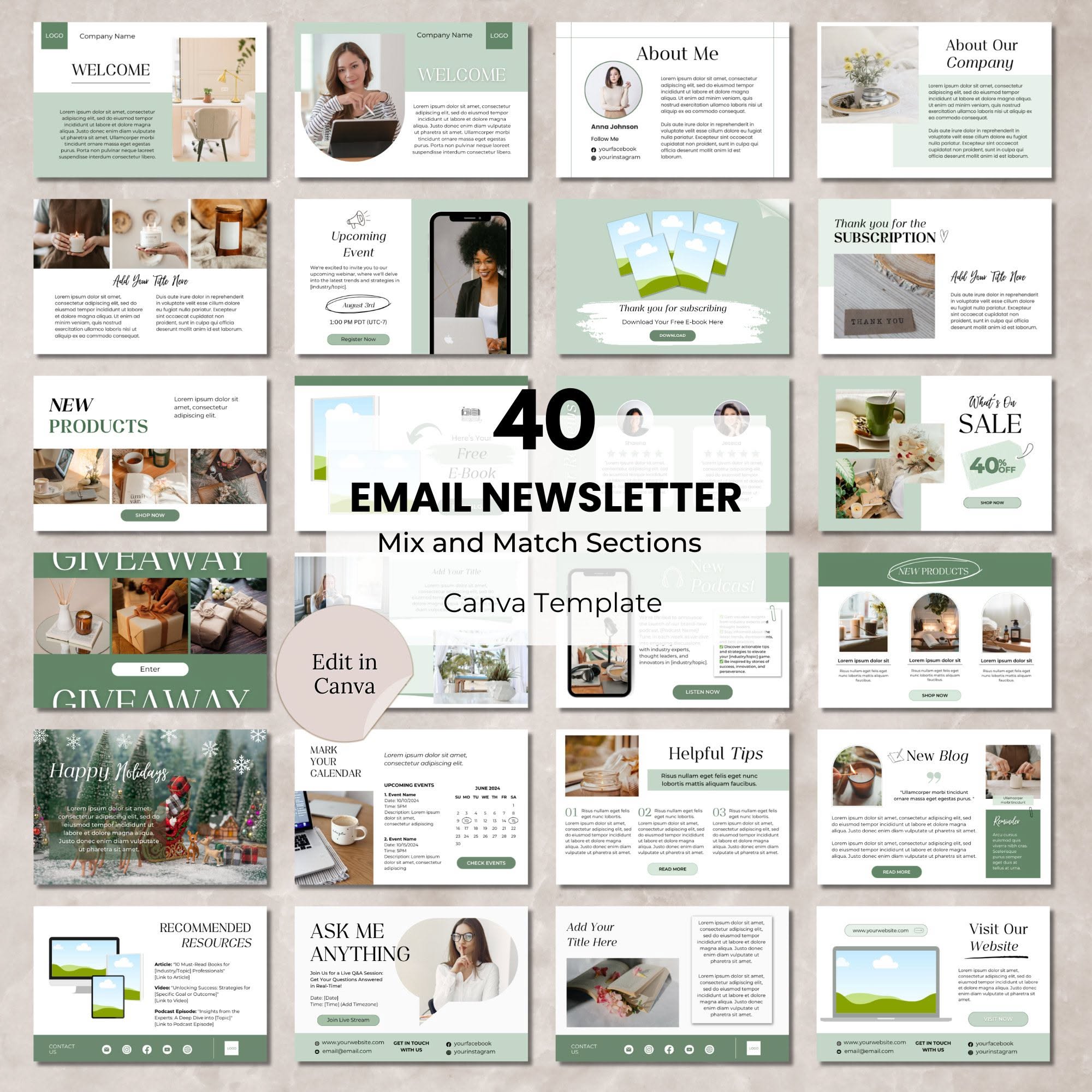 Creative boost from email template Mailchimp free