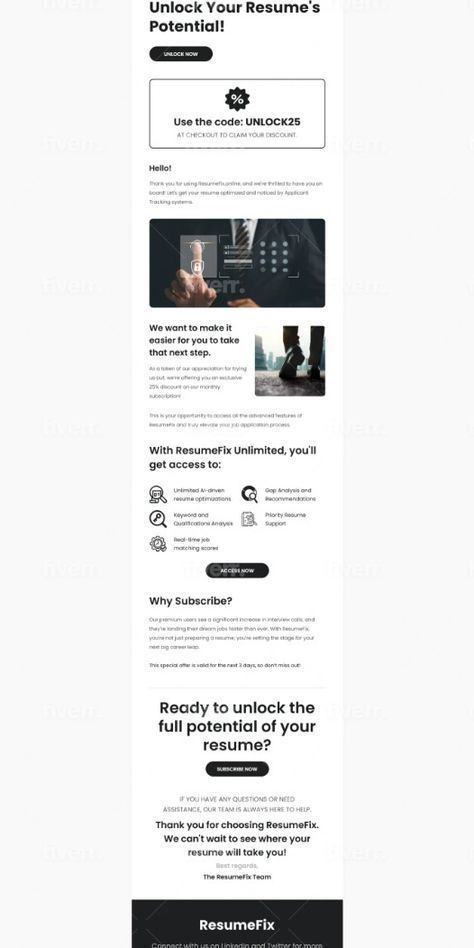 I will design an editable email template