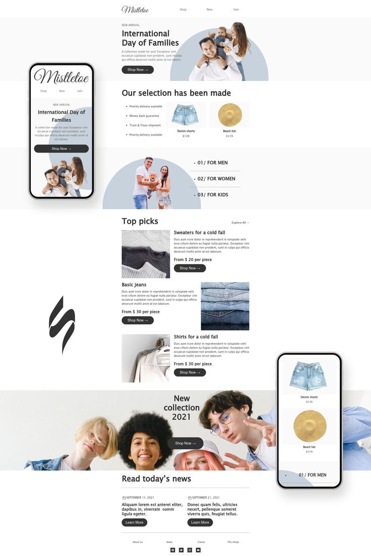 International Day of Families Email Design | Email Newsletter Design