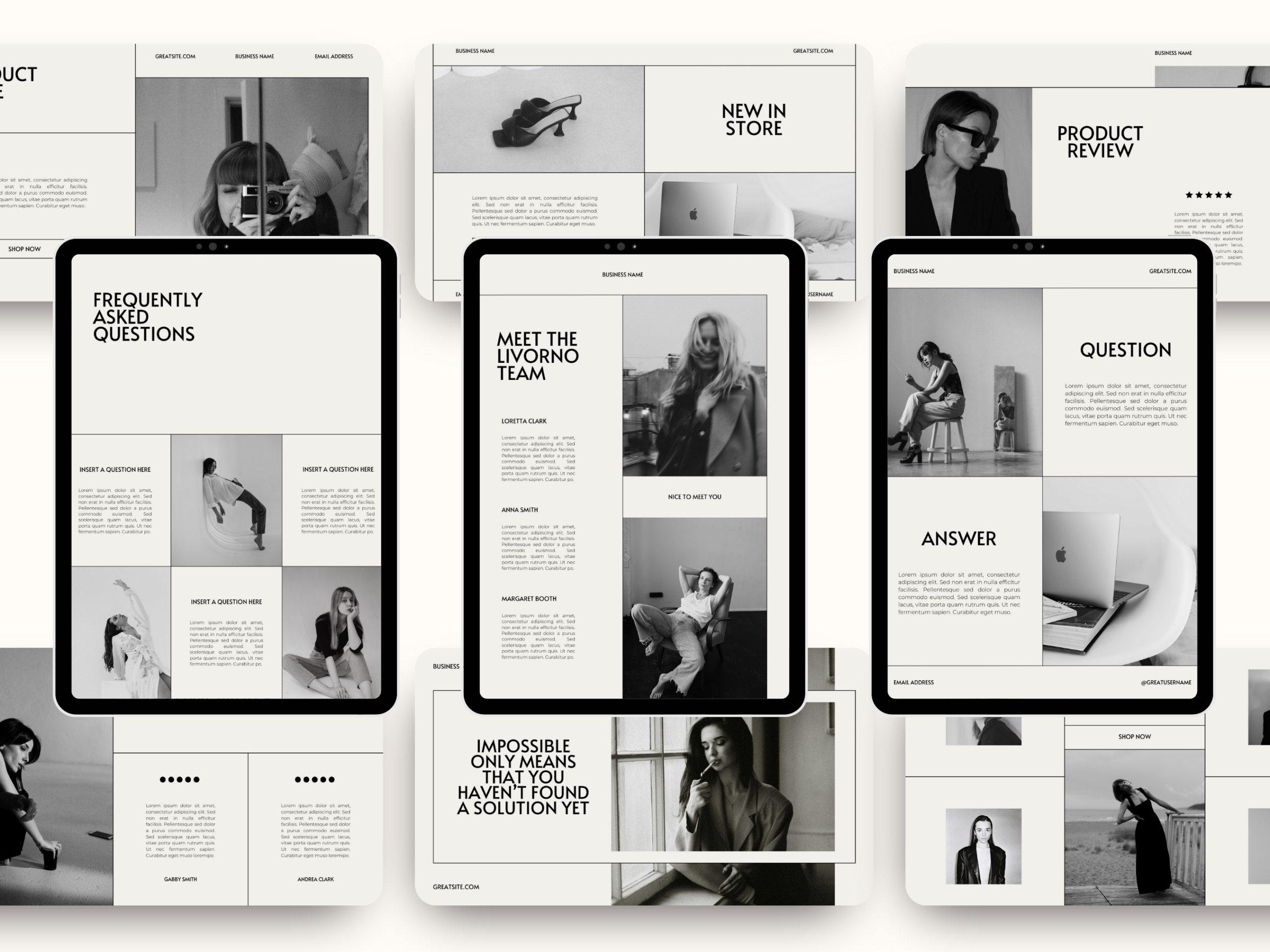 Email Marketing Newsletter Template by Branding Babe Co | Creative Market