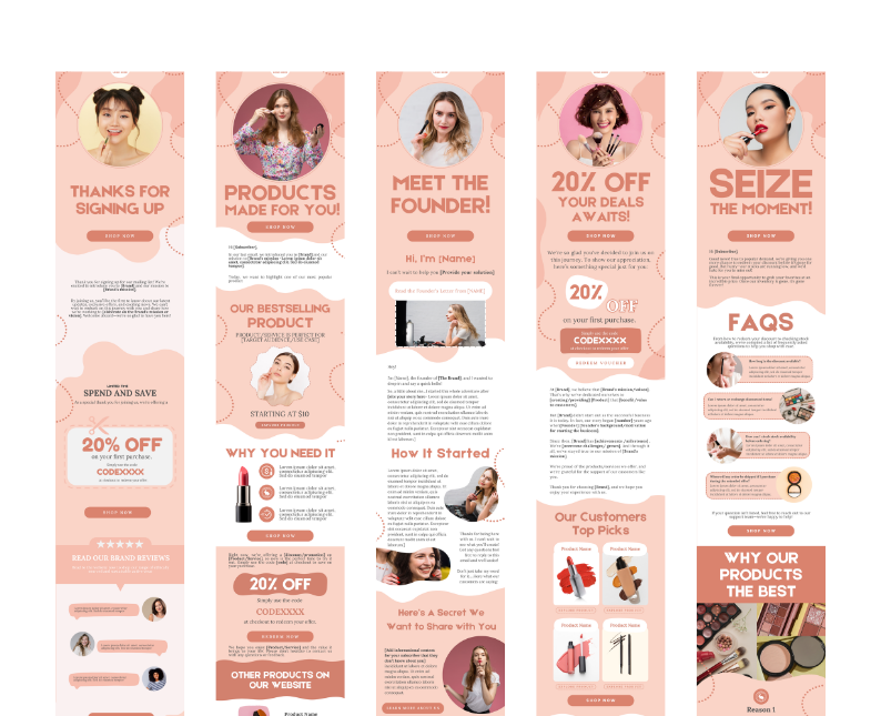 Email Design Template for Ecommerce
