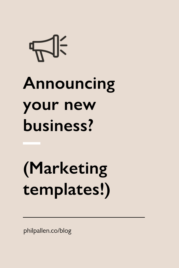 Phil Pallen—Creative Announcement Ideas for Your New Business