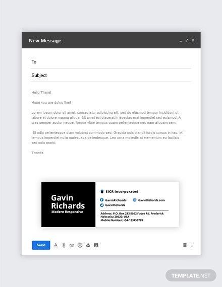 94+ Responsive Email Signatures – PSD, HTML