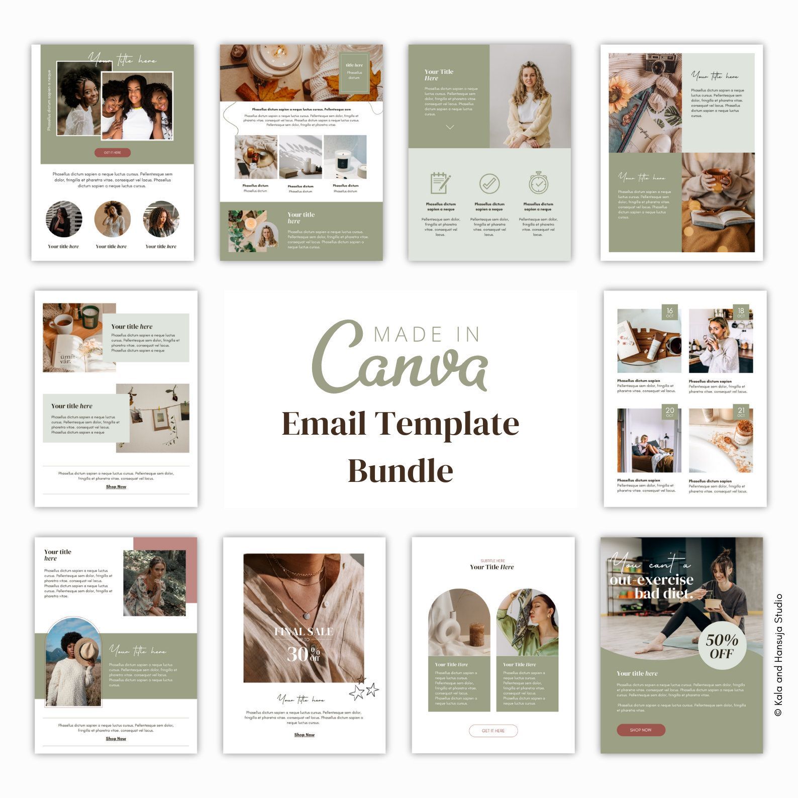 Complete Mailchimp Email Campaign Kit 🎯 — Editable Canva Templates for High Conversions