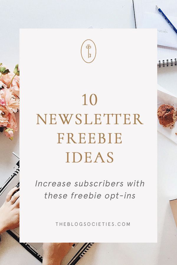 10 Newsletter Freebie Opt-Ins To Increase Subscribers – The Blog Societies