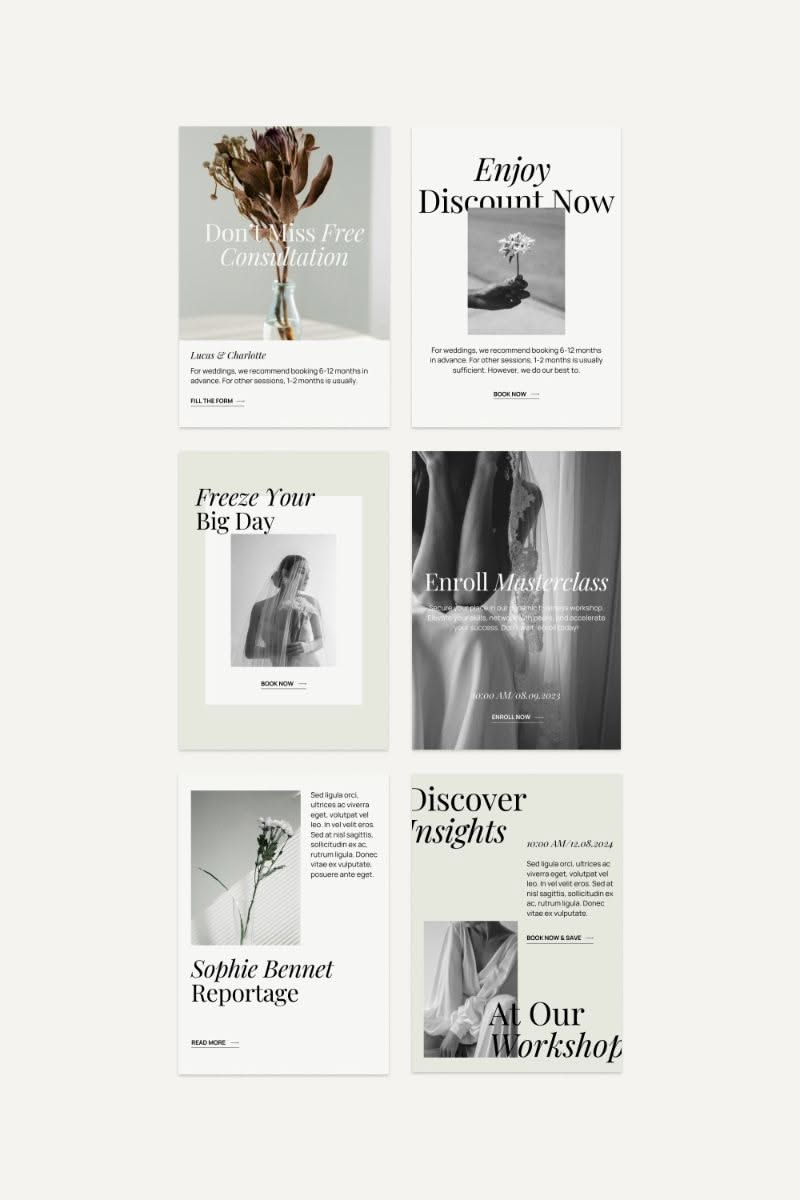Modern Email Newsletters Template