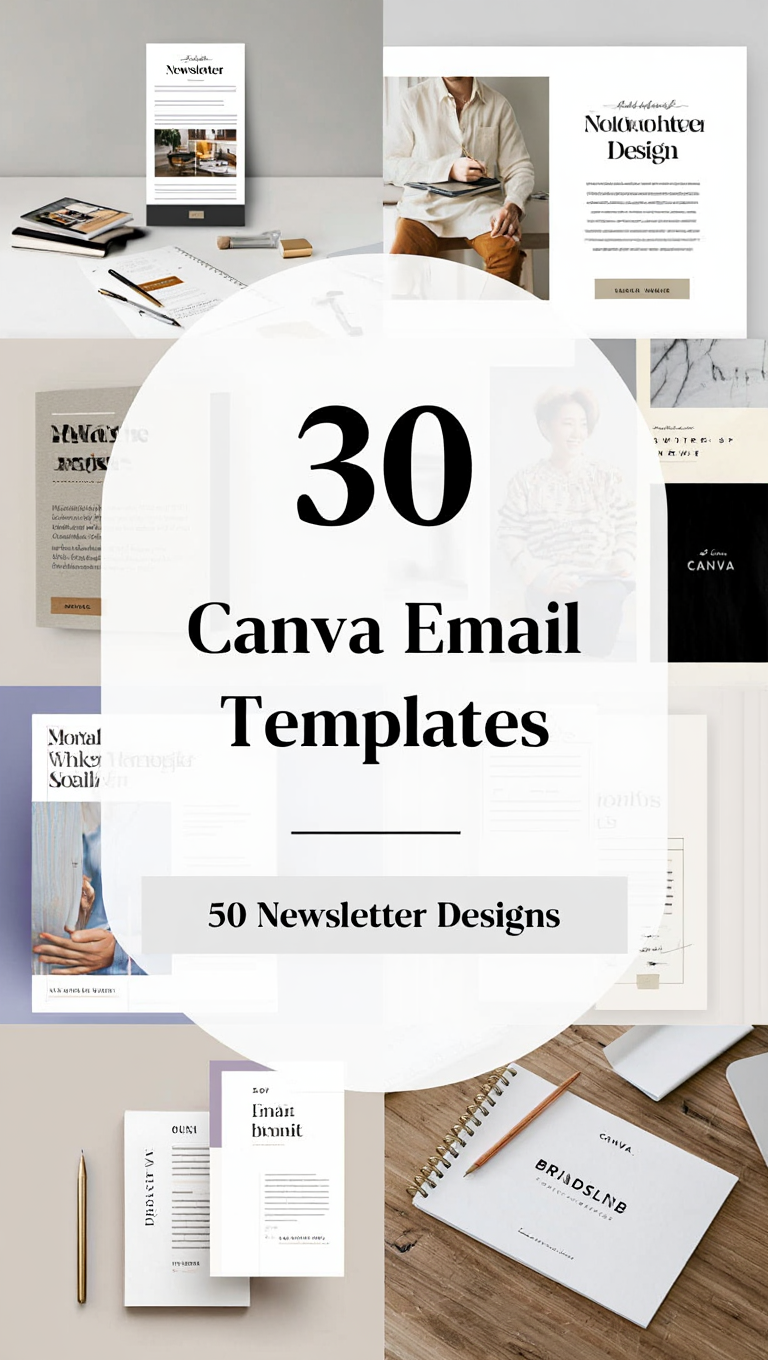 30 Instagram Style Email Newsletter Template Bundle for Canva