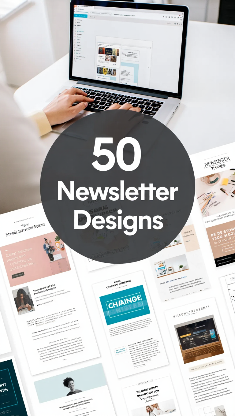 50 Canva Email Templates Clean Professional Newsletter Pack