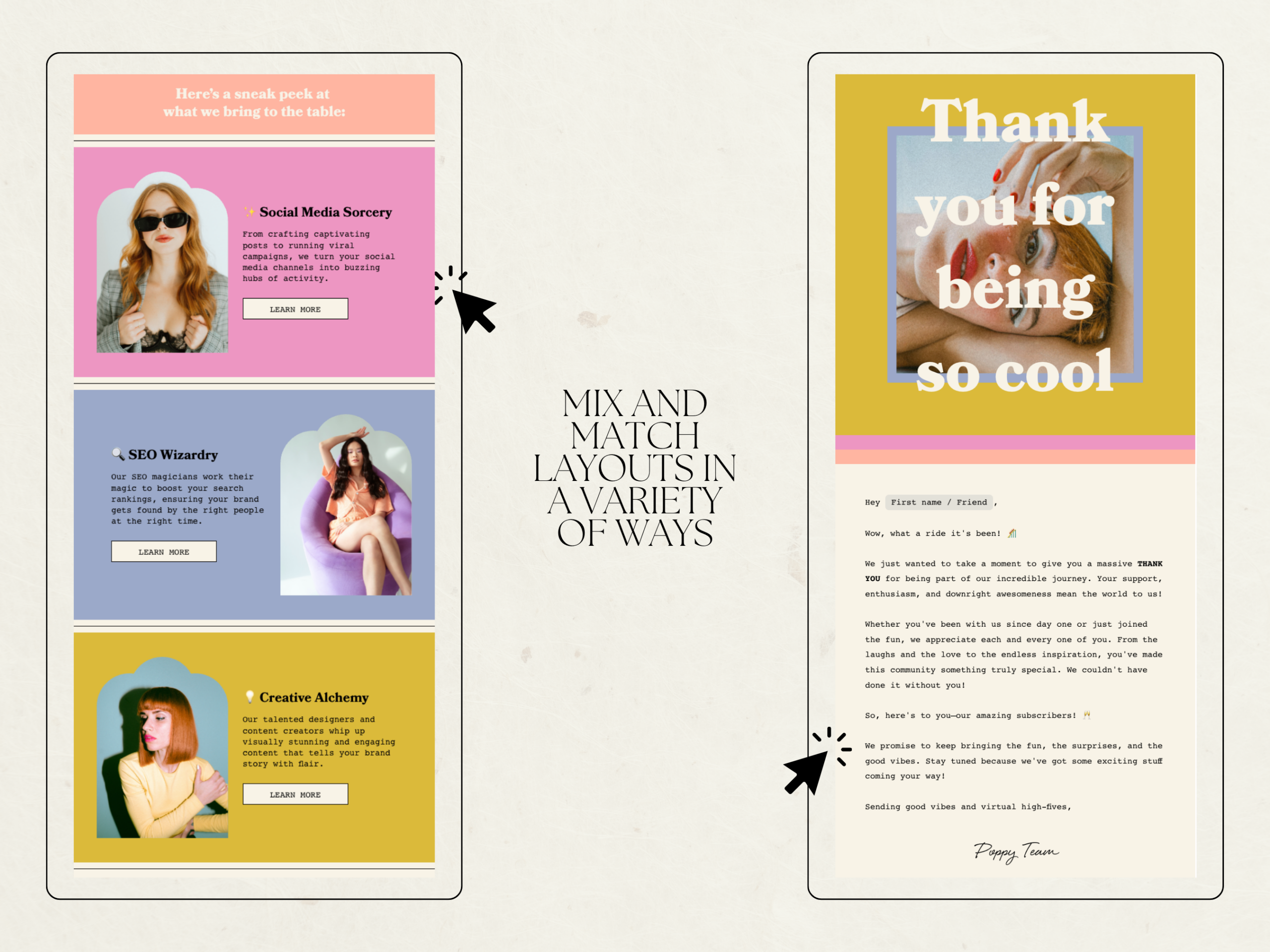 Flodesk Email Newsletter Templates by Branding Babe Co | Creative Market