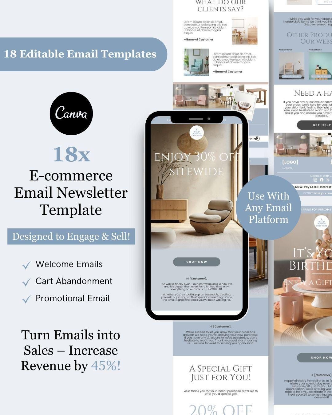 Minimalist Perfection Defined by Branded Newsletter Template