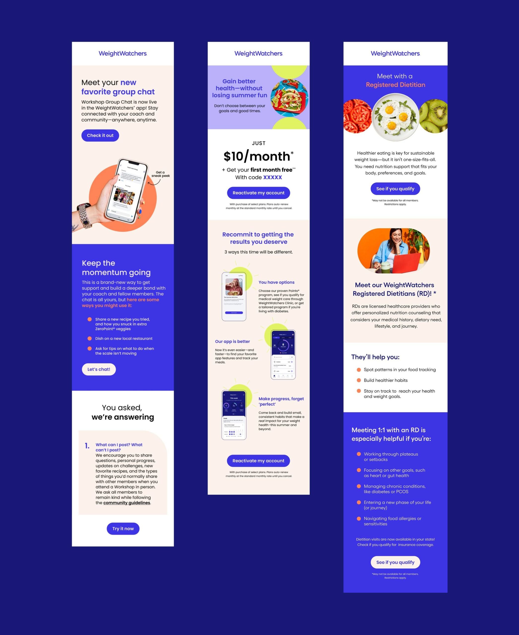 WW Email & Templates &mdash; Amanda Frances