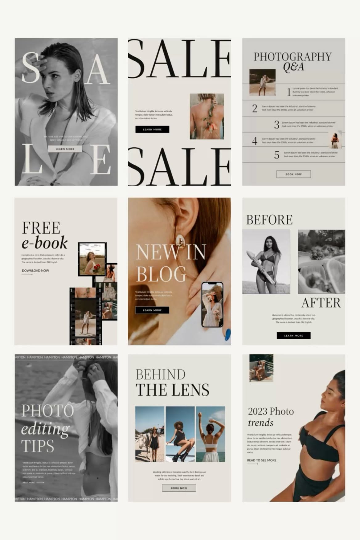 Email Newsletters Template for Photographers 📸 | Boost Engagement & Professional Communication