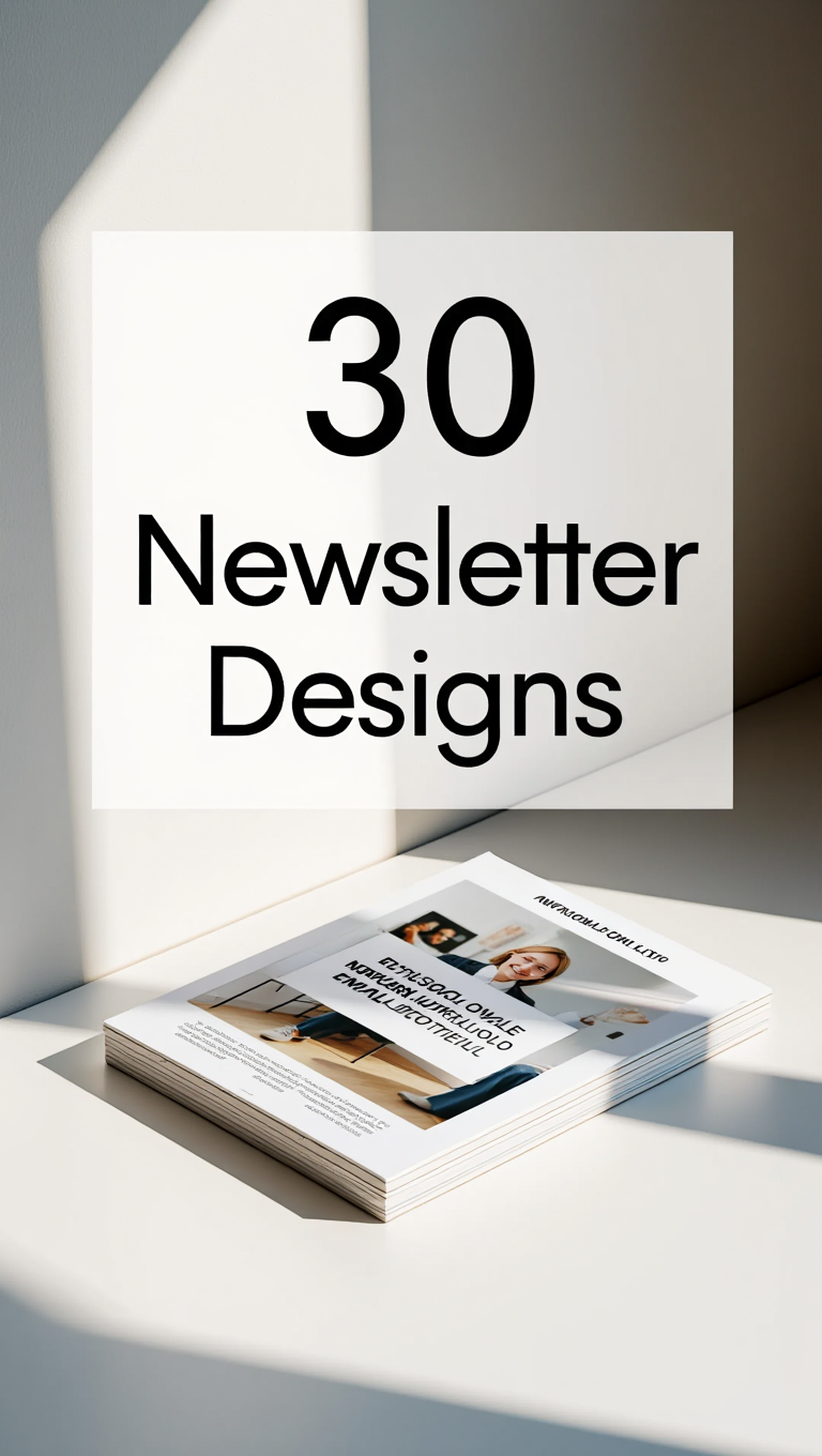 30 Editable Newsletter Layouts Canva Bundle Email Templates for Canva
