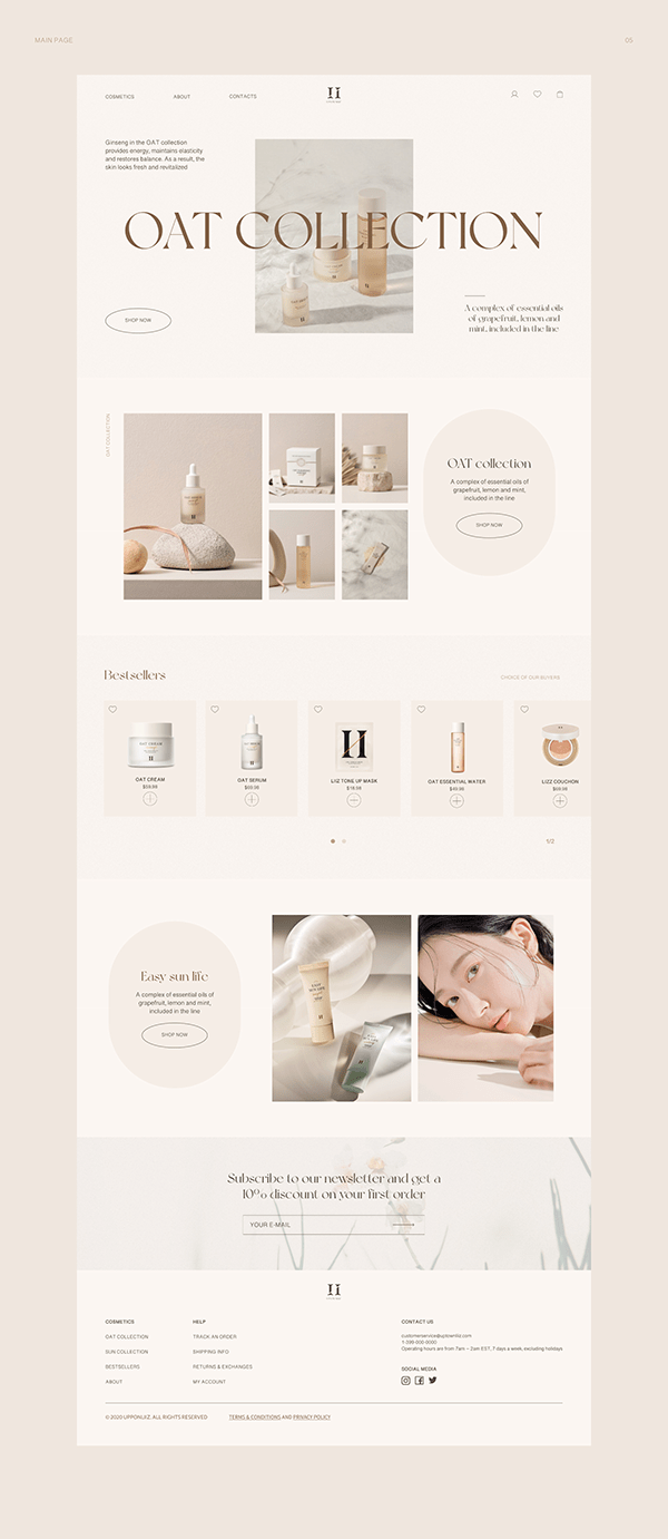 E-COMMERSE Organic Korean cosmetics online store – Natalie Demidova