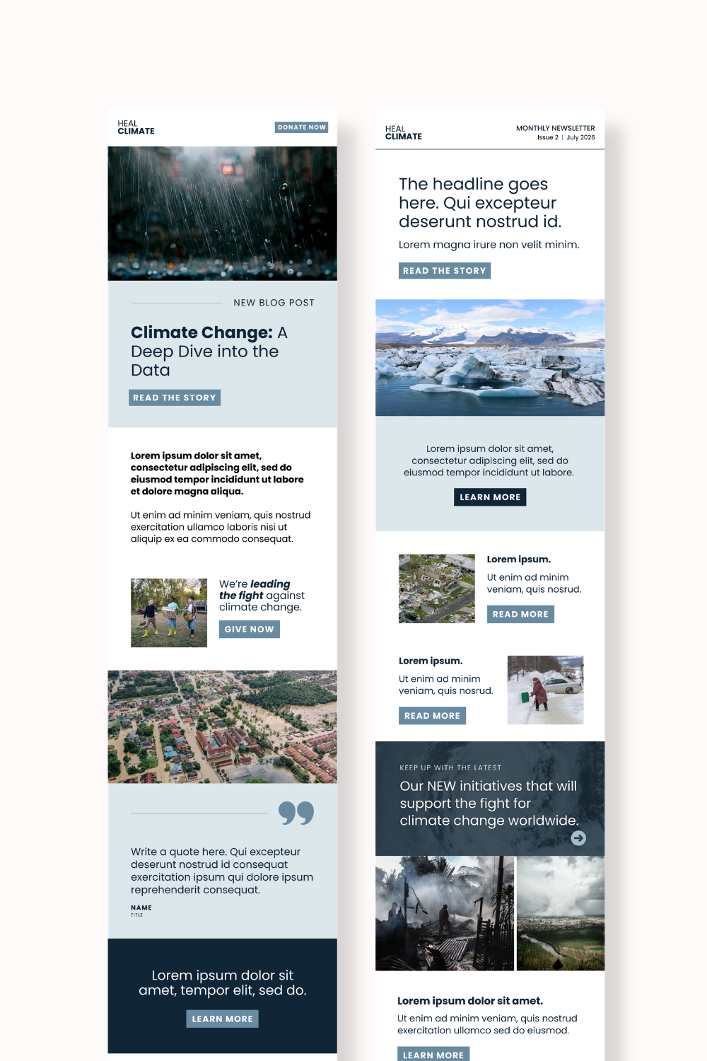 Professional Canva Email Template Design | Email Marketing Design for Mission-Driven Teams