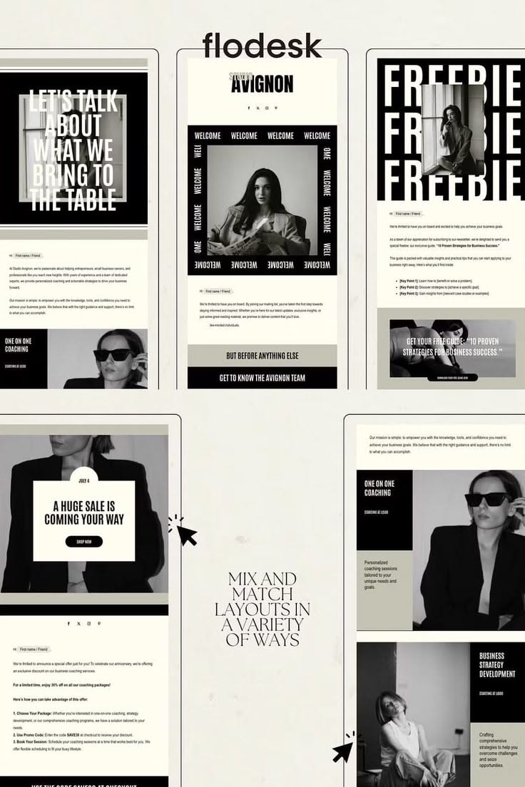 Fashion Newsletter Template Design for Modern Marketing