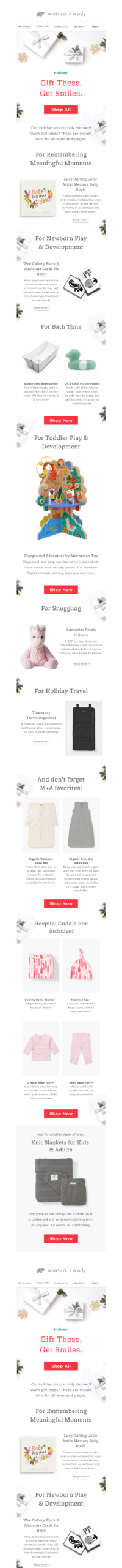 Email from Monica + Andy