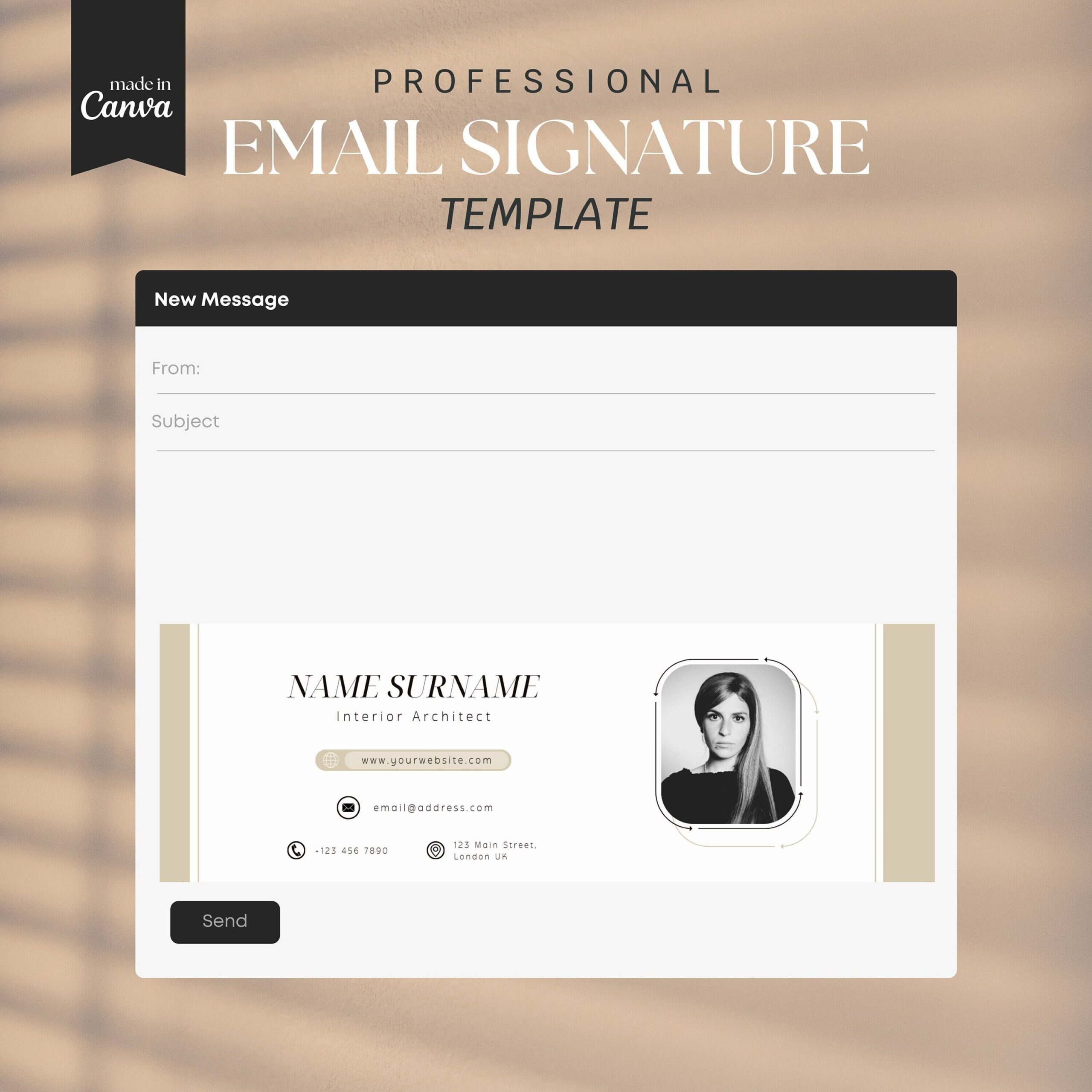 Elegant Email Signature Templates for Business & Real Estate Professionals