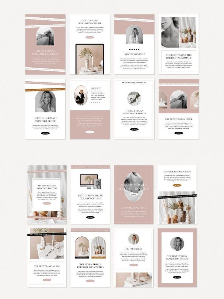 Email Newsletter Templates For Canva