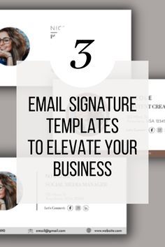 Elevate Your Business with Professional Email Signature Templates