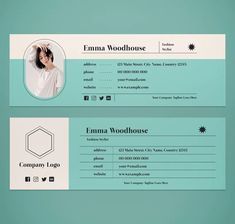 Email Signature Template AI, PSD