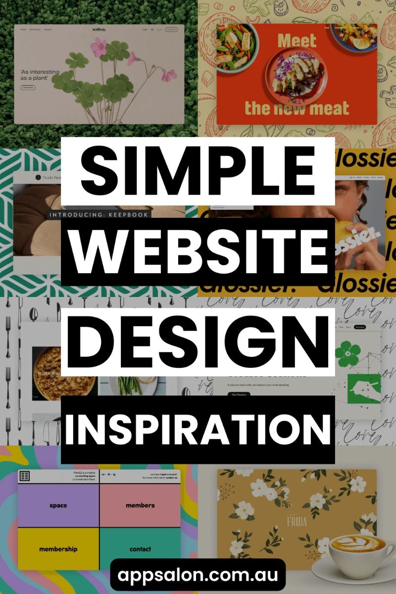 Simple Website Design Inspiration: 20 Top Layouts for Your Site in 2024