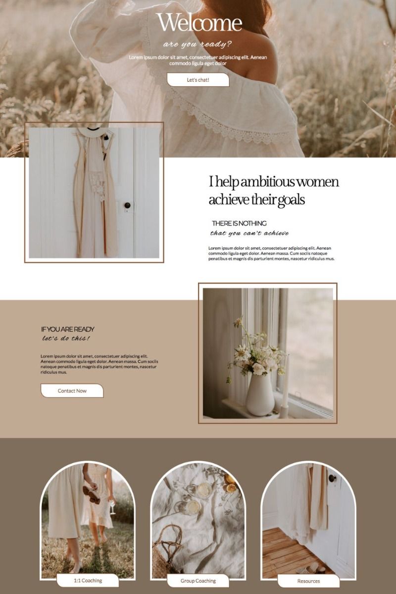 Boho Website Design