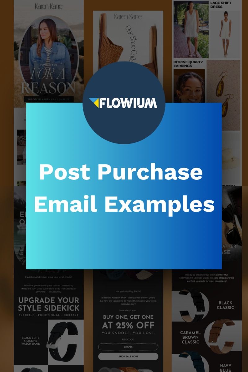 Post Purchase Email Design Examples