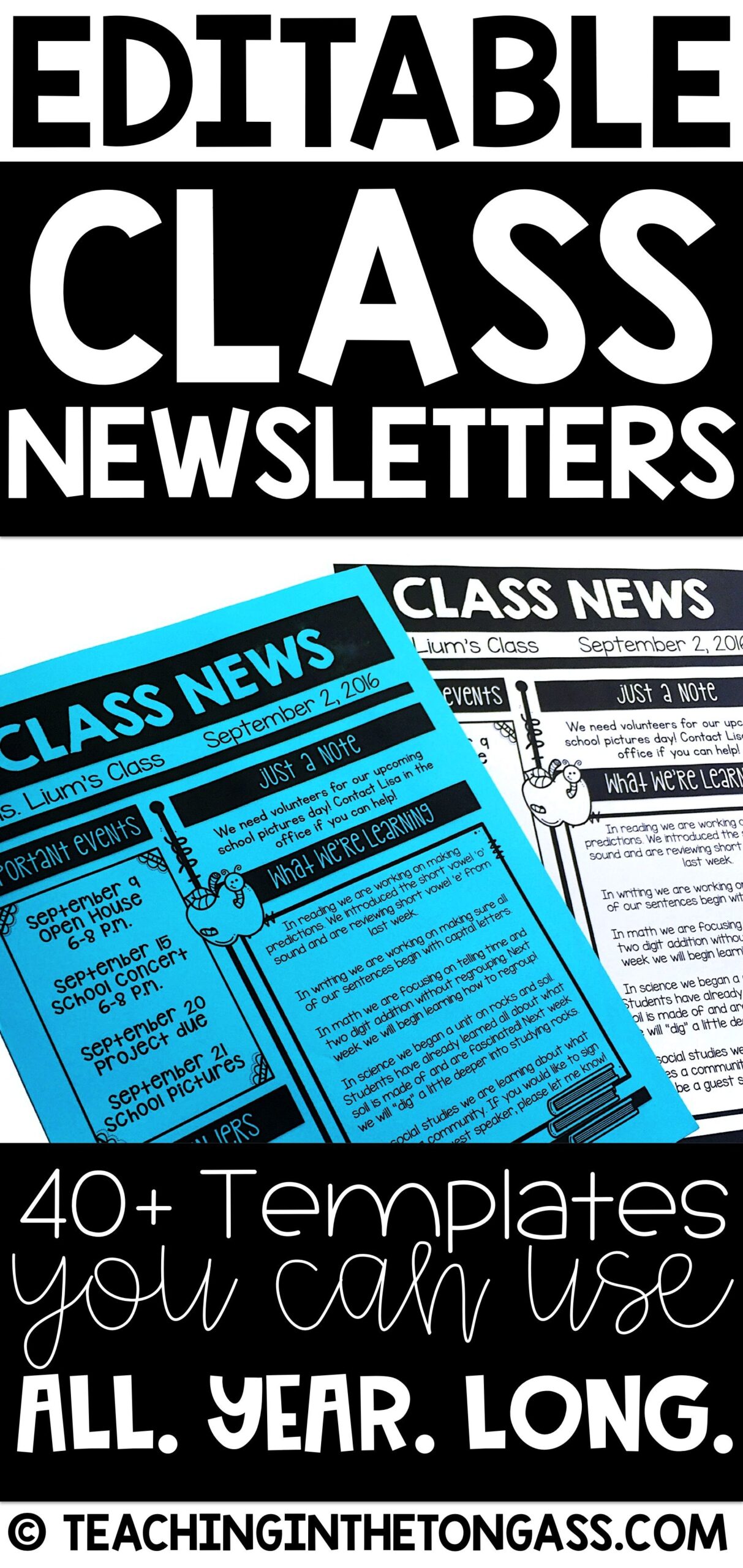 Editable Weekly Monthly Newsletter Template Google Slides
