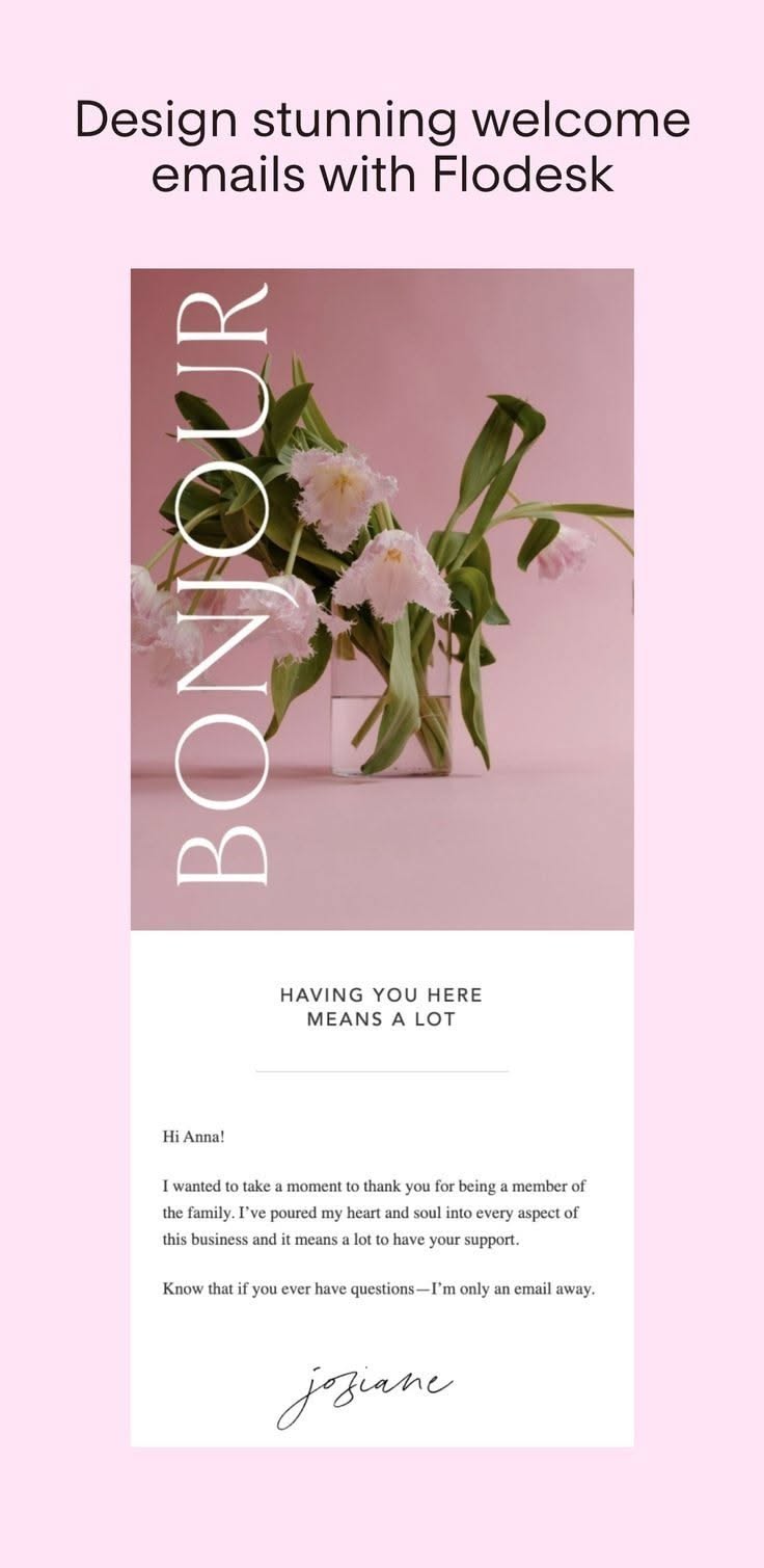 The prettiest, most intuitive email builder