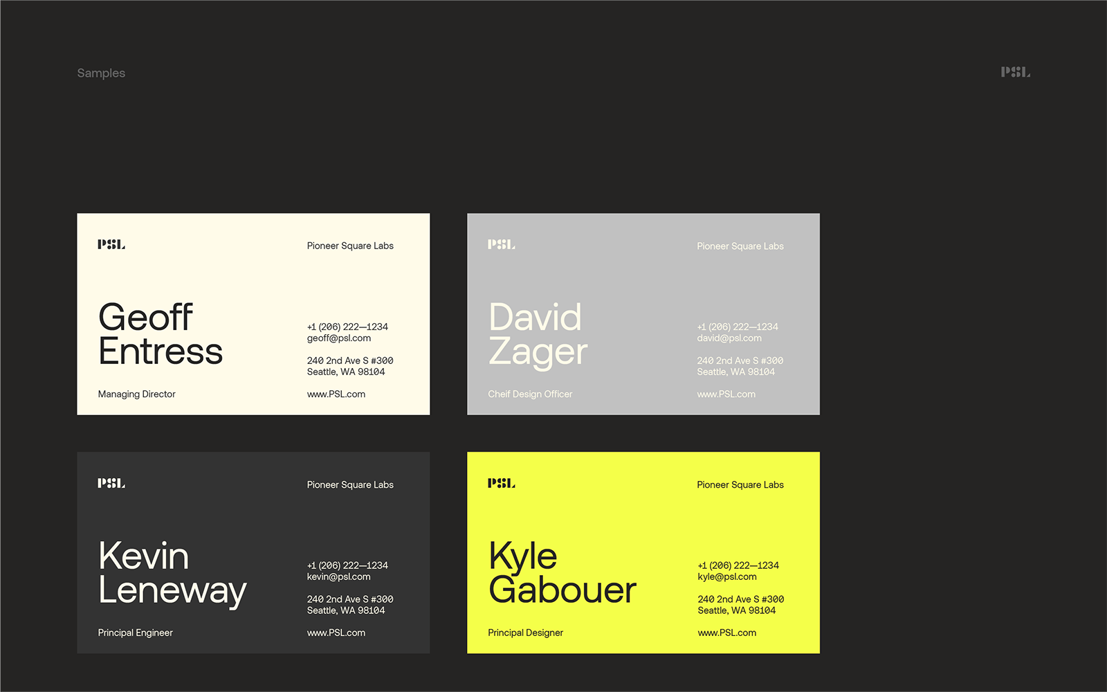 Brand New: Sleek Modern Business Card & Email Signature Designs