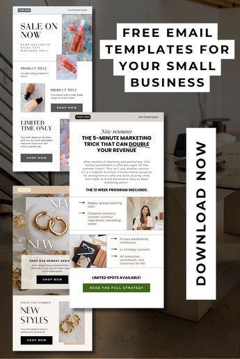 Get your free email templates