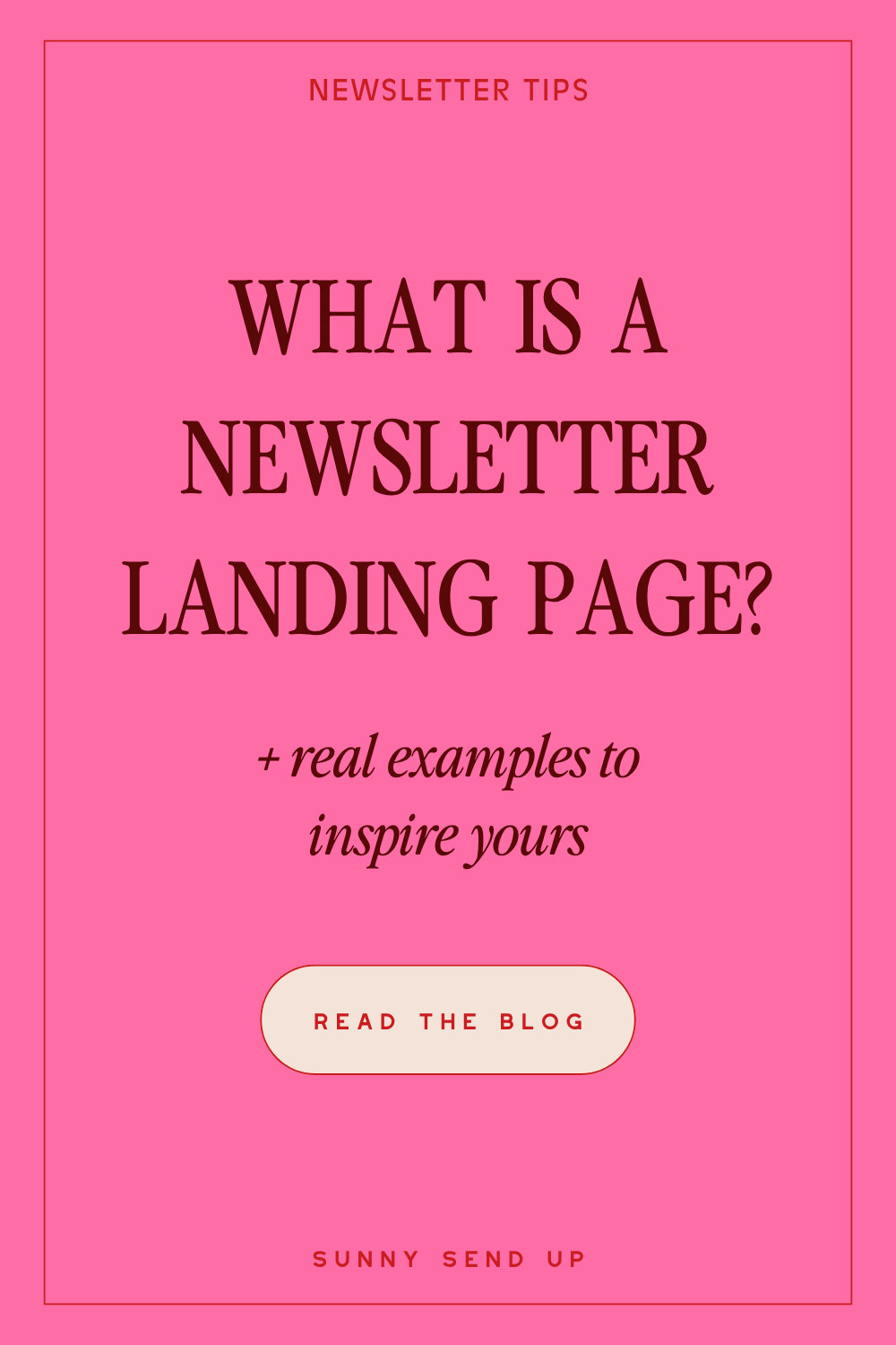Newsletter Landing Page: What It Is and What to Include in Yours