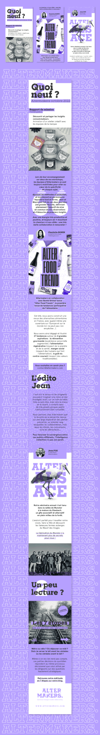 Altermakers oct 2022 &ndash; Newsletter template &ndash; Paul Bill