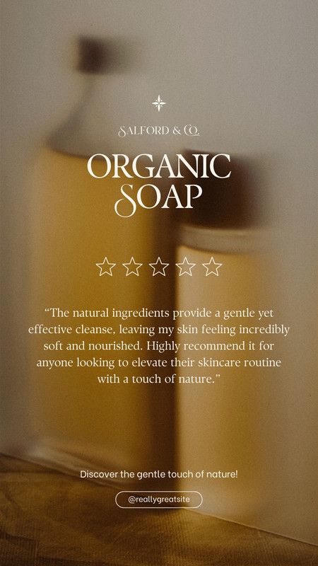Yellow and Beige Neutral Minimalist Elegant Customer Testimonial Review Cosmetic Brand Animated Instagram Story – Templates by Canva