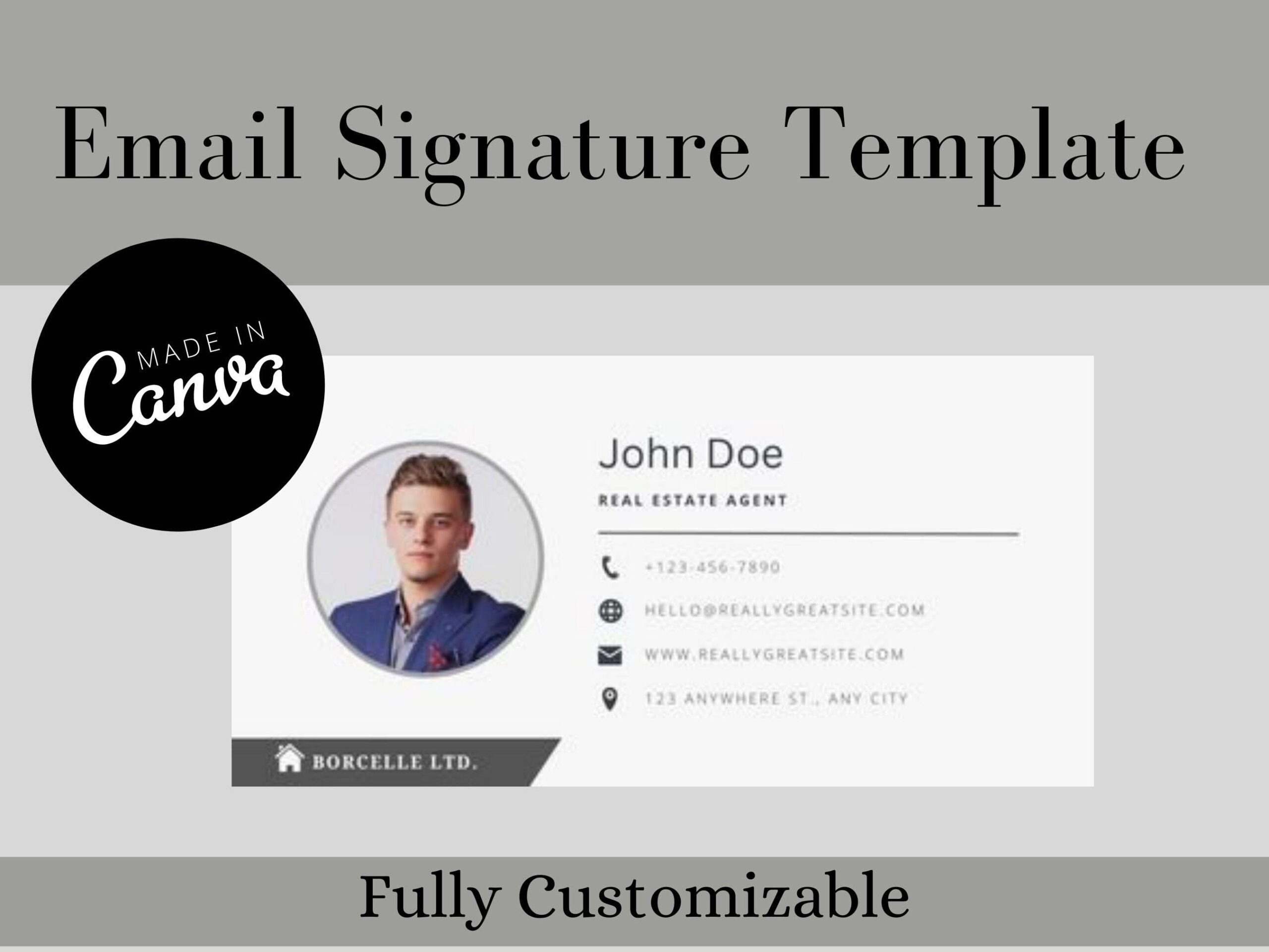 Professional Email Signature Template for Influencers & Businesses