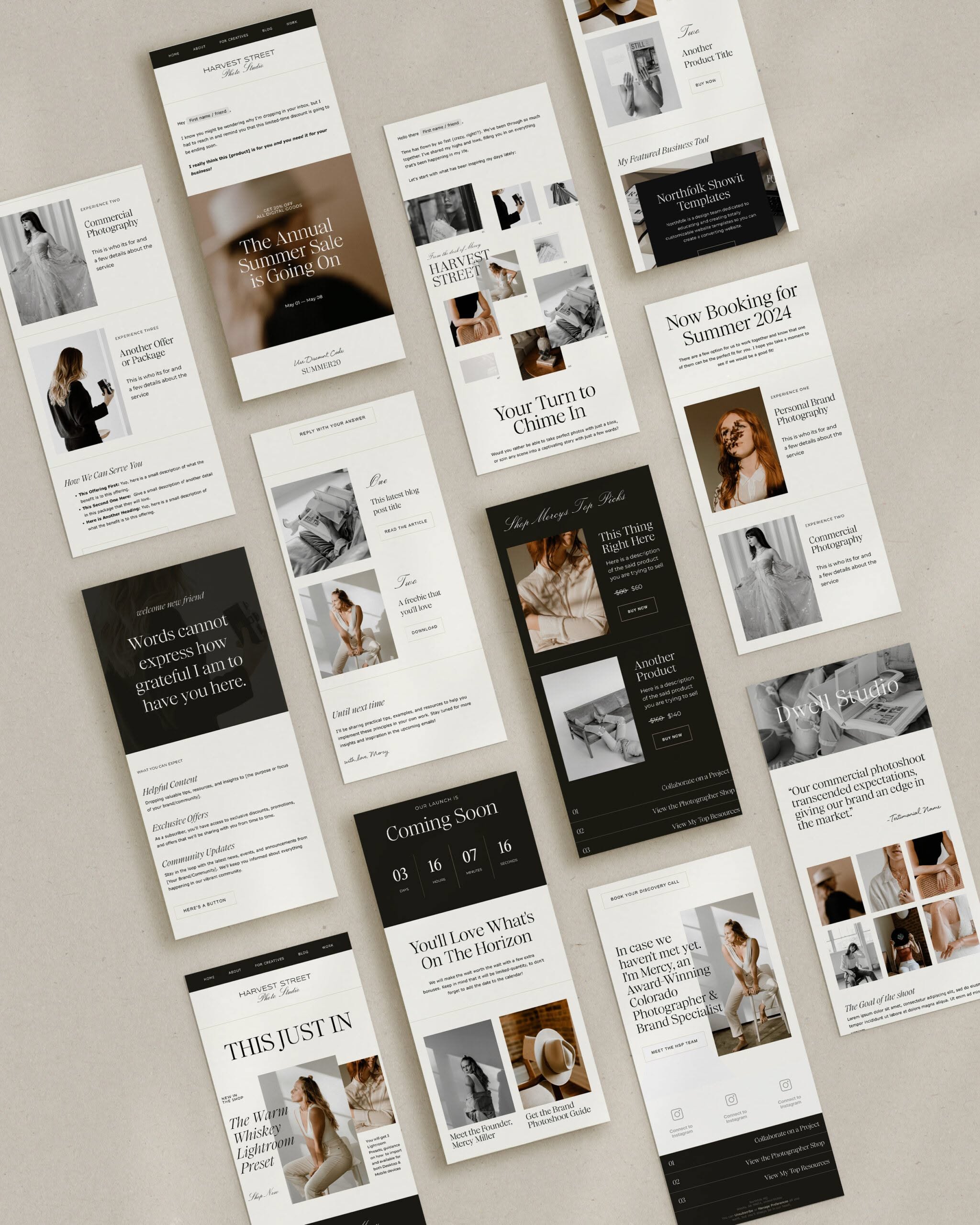 Clean Corporate Style Embodied in Email Newsletter Template