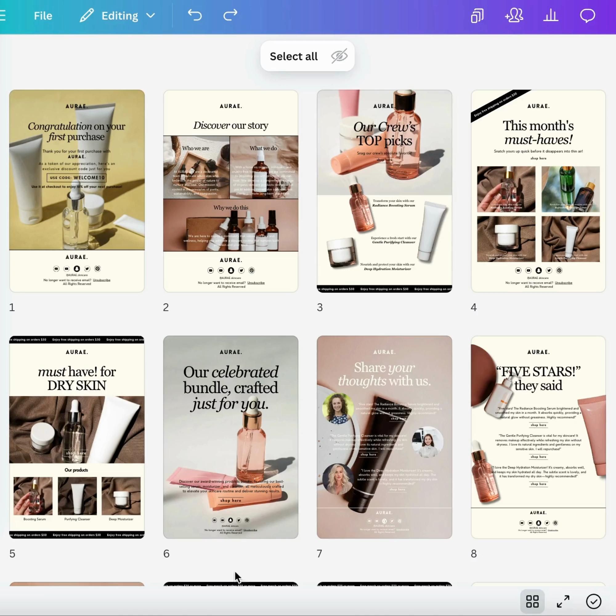 22 Pages Email Newsletter Template