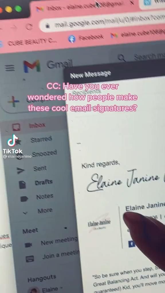 How to make an email signature